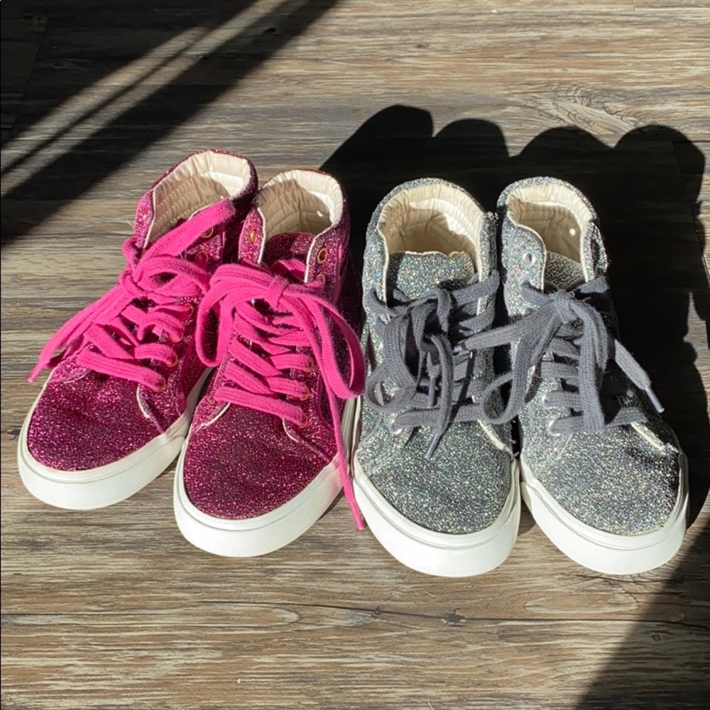 2 pairs of Girls Old Navy High tops